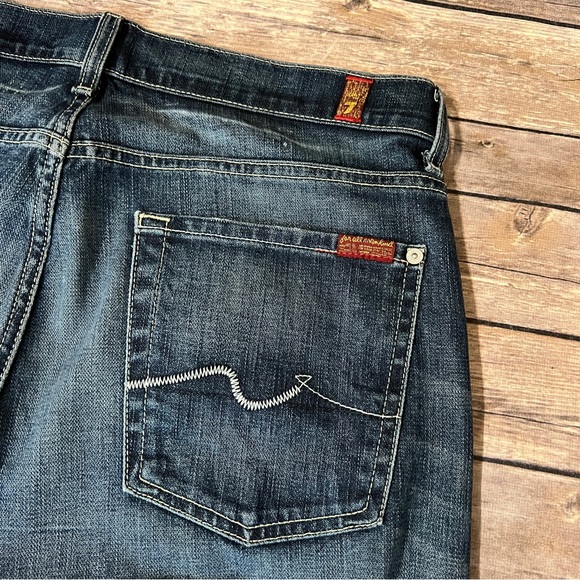 7FAM Relaxed Denim Jeans, Size 32 - Picture 10 of 11